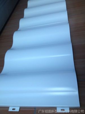 波浪形铝单板 室内幕墙铝板 定制加工弧形铝单板